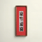 Orvienne Bevelled Walnut Photobooth Frame - Red mount